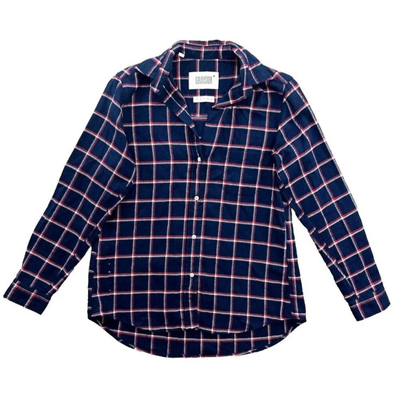 Grayson Tops - Grayson The Hero Flannel‎ Shirt Plaid Long Sleeve 100% Cotton